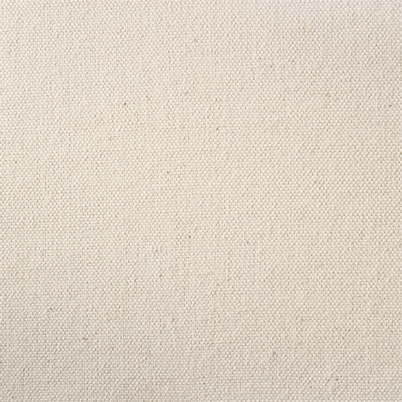 Yaneli Natural Wood Bar Height Bar Stool in Putty Brown with White Fabric Seat