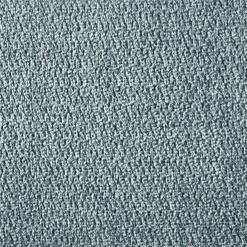 Erika Swivel Wood Bar Height Bar Stool in White with Light Blue Fabric Seat