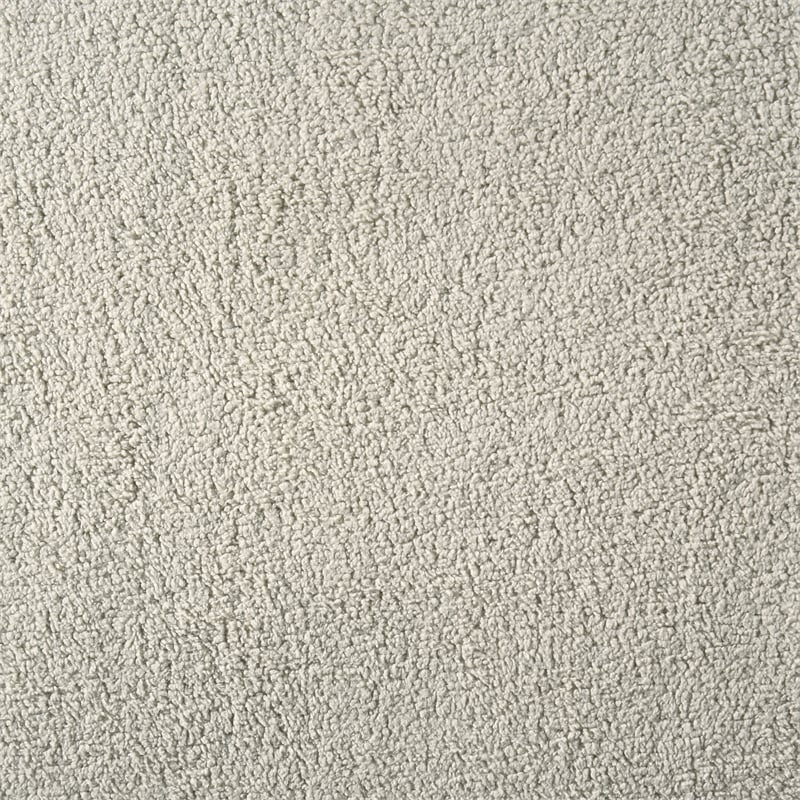 Iyani Wood Bar Height Kitchen Bar Stool in White with Dune Cloud Fabric Seat