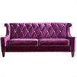 Armen Living Barrister Sofa in Purple - LC8443PURPLE
