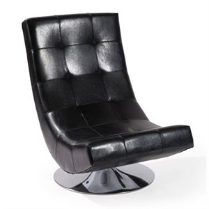 mario swivel bonded leather chair