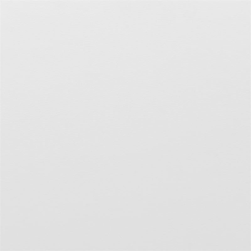 Armen Living Amanda Modern Fabric Sectional Sofa in White and chrome base