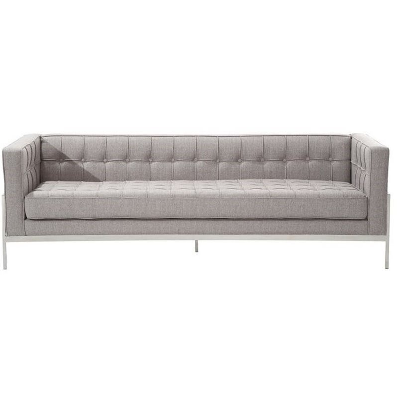 Armen Living Andre Sofa In Gray