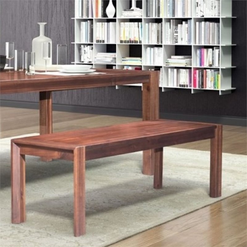 Zuo Perth Dining Bench In Chestnut 100589