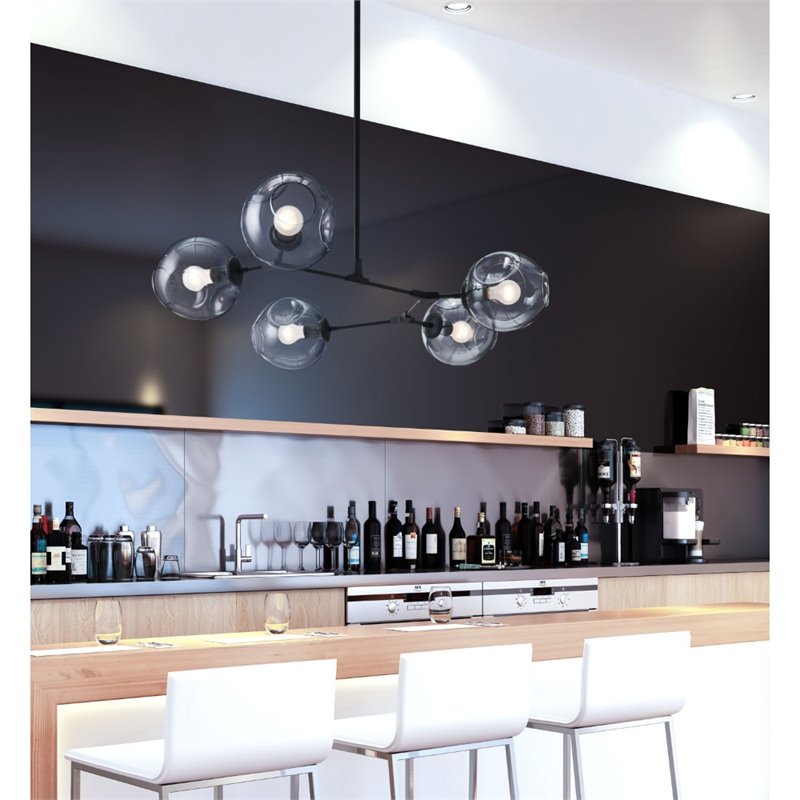 Zuo Odense Pendant In Black Cymax Business
