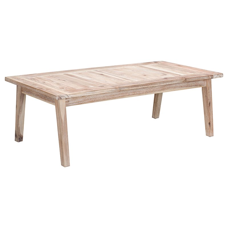 Zuo South Port Patio Coffee Table In White Wash 703852 Zuo South Port Patio Coffee Table In White Wash