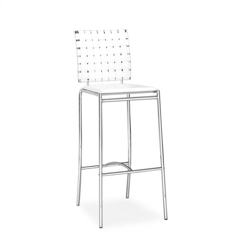 Zuo Criss Cross 29 Strap Back Bar Stool In Black Set Of 2 33307x Zuo Criss Cross 29