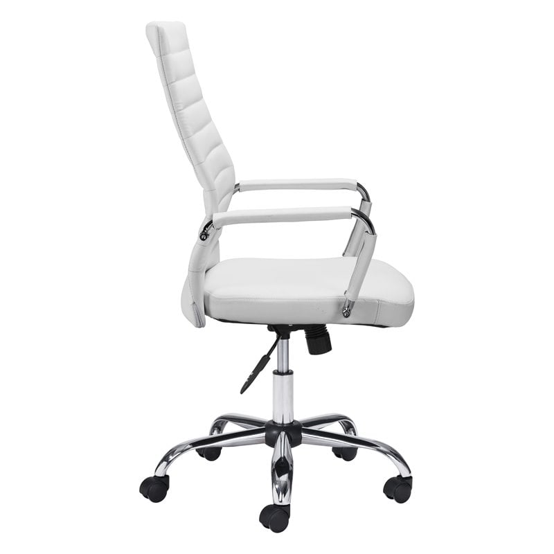 ZUO Primero Office Chair White | BushFurnitureCollection.com