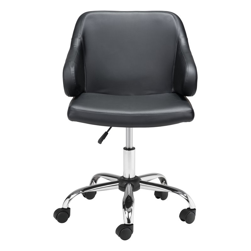 Simple Padded Gray Office Chair - Lider Plus