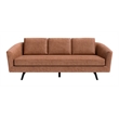 ZUO Divinity Modern Polyurethane Upholstered Sofa in Brown