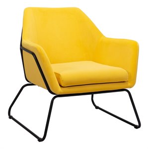 ZUO Jose Accent Chair Yellow