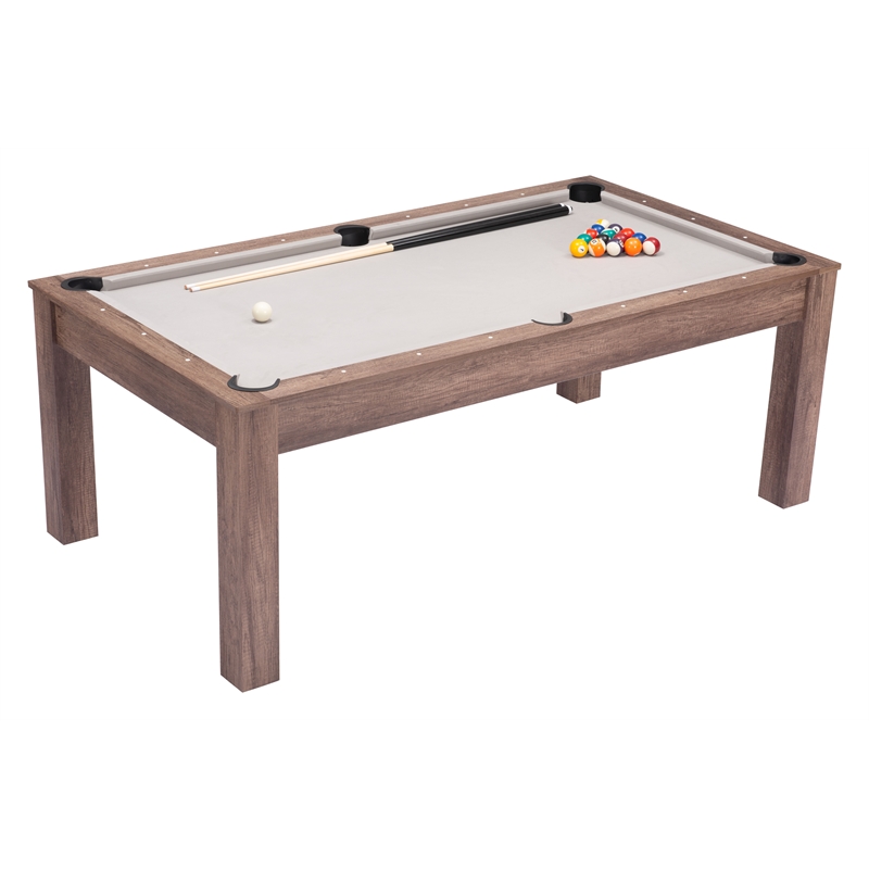 ZUO Bonker 3-in-1 Engineered Wood Rectangular Table in Brown