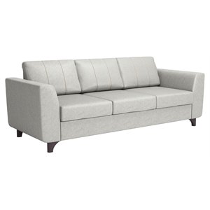ZUO Kendall Modern Pine Wood Polyurethane and Polyester Sofa in Gray