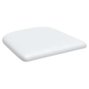 zuo elio modern style leather material seat cushion in white finish