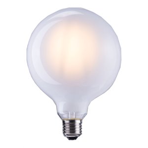 zuo modern glass and metal e26 g125 4w led 125 x 175 mm bulb in frosted white