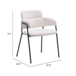 Marcel Dining Chair (Set of 2) Cream