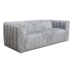 ZUO Puerto Plata DR Wood & Polyester Fabric Sofa in Dason Granite Gray