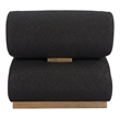 ZUO Barsa Boucle-Like Fabric Upholstered Accent Chair in Black