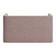 ZUO Trippel Soft Velvet Fabric Upholstered Loveseat in Taupe