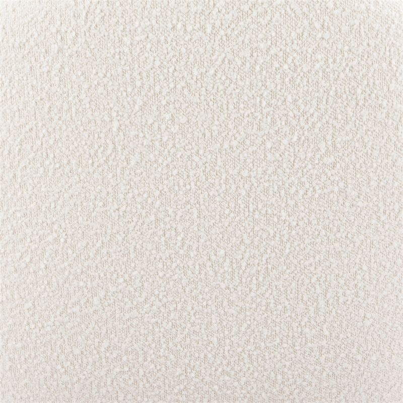 ZUO Pilka Shearling Fabric Upholstered Swivel Chair in White
