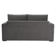 ZUO Jide Fabric-Wrapped Wood Frame Sleeper Sofa in Gray