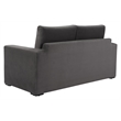 ZUO Jide Fabric-Wrapped Wood Frame Sleeper Sofa in Gray