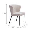 Aimee Dining Chair (Set of 2) Beige