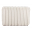 ZUO Osterbro Plush Cord-Style Fabric  Upholstered Accent Chair in Cream