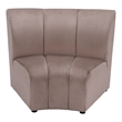 ZUO Garbi Velvet Upholstered Modular Sectional in Beige