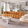 ZUO Rist Velvet Upholstered Corner Chair in Brown