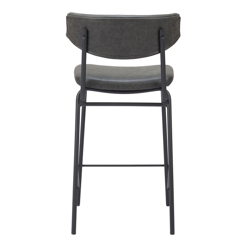 Charon Counter Stool (Set of 2) Vintage Black