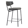 Charon Counter Stool (Set of 2) Vintage Black
