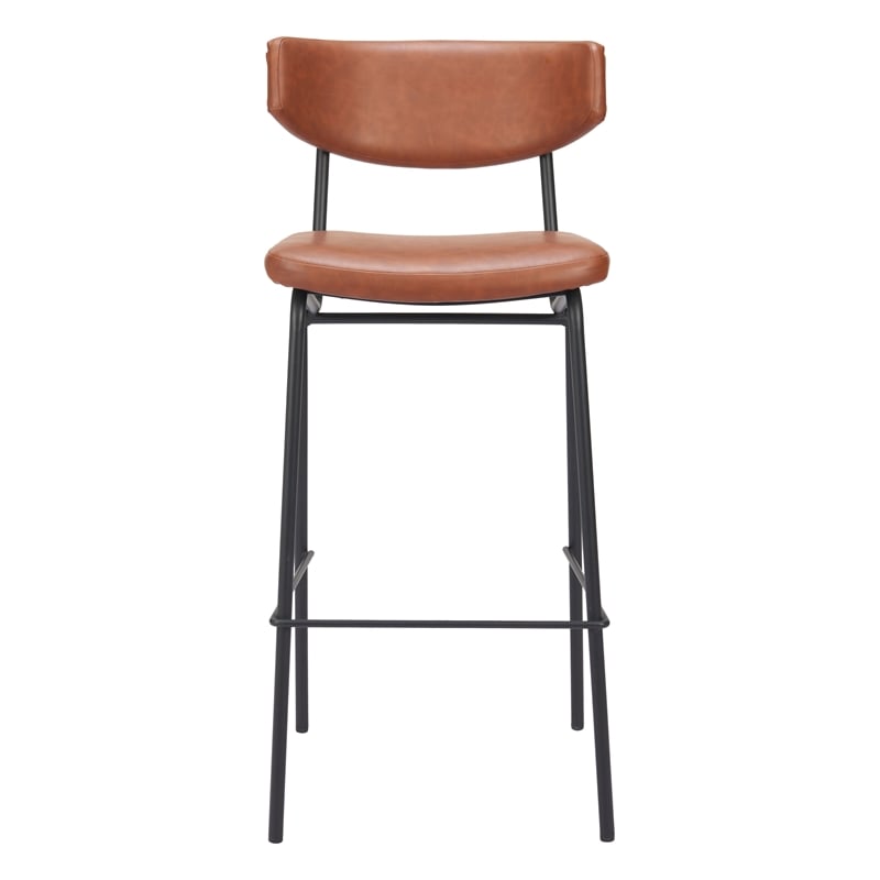 Charon Barstool (Set of 2) Vintage Brown