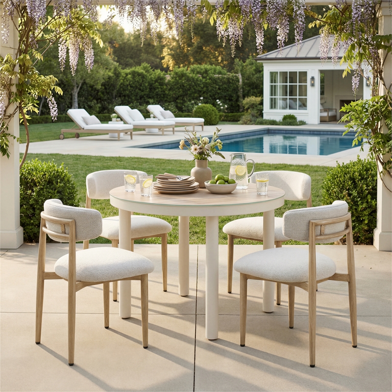 Bege Dining Chair White