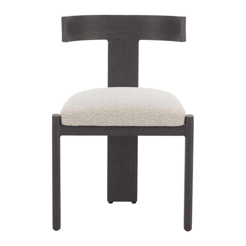 Tiana Dining Chair Black & Beige