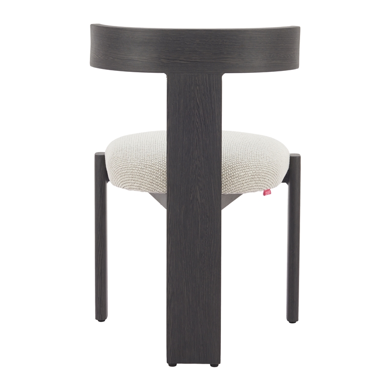 Tiana Dining Chair Black & Beige