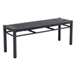 Iska Outdoor Collection Bench Black