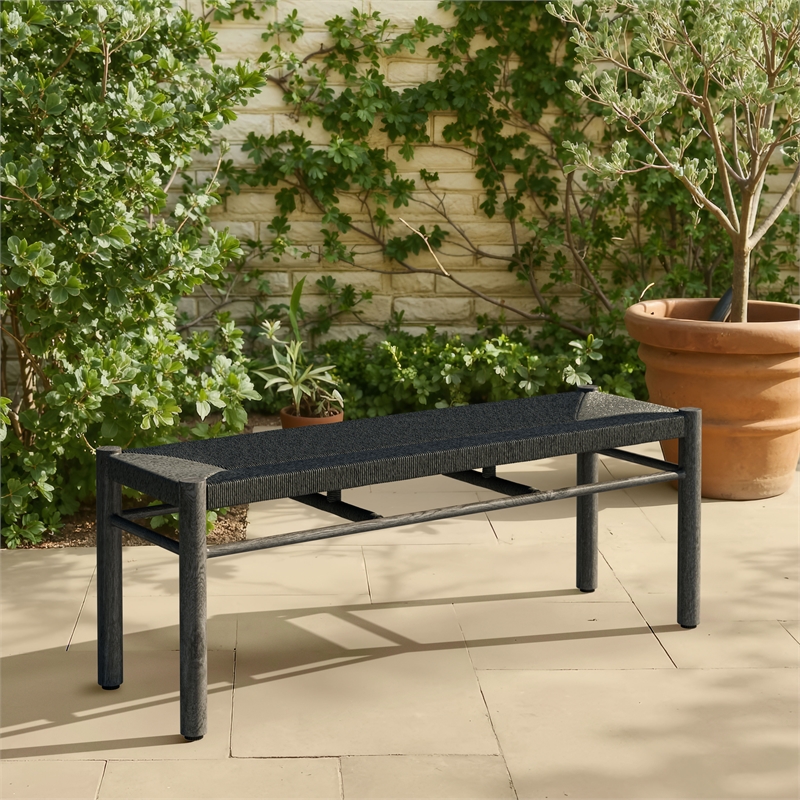 Iska Outdoor Collection Bench Black