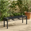 Iska Outdoor Collection Bench Black