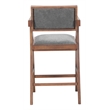 Delhi Counter Stool (Set of 2) Gray & Walnut