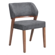 Sunobu Dining Chair (Set of 2) Azure Gray & Walnut