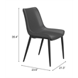 Magnus Dining Chair (Set of 2) Black