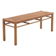 Iska Outdoor Collection Bench Natural
