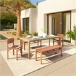 Iska Outdoor Collection Bench Natural