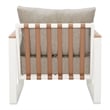 Welt Armchair Taupe & White