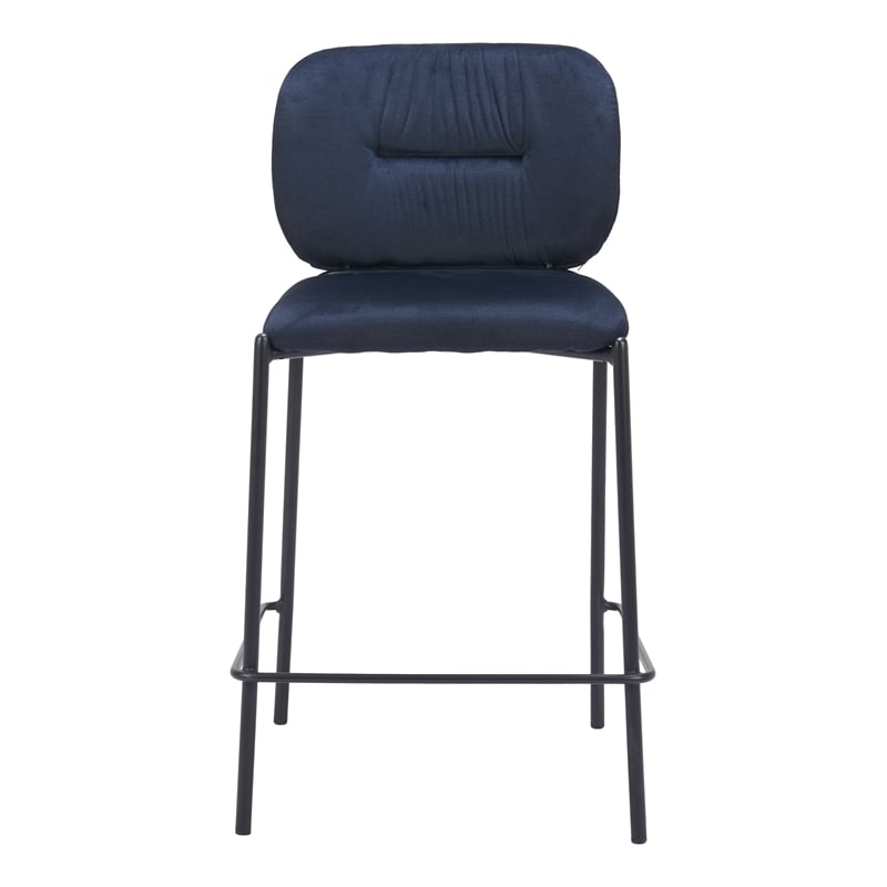 Plat Counter Stool (Set of 2) Blue