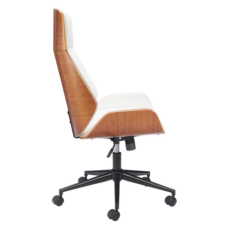 flex high back office chair white