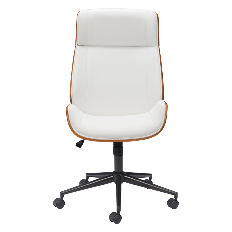 flex high back office chair white