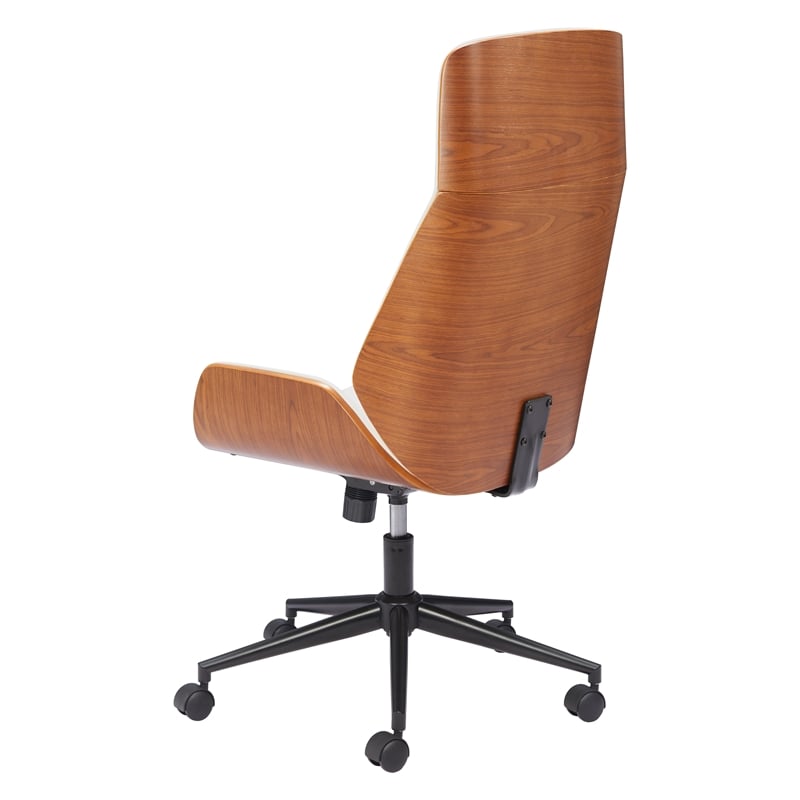 flex high back office chair white