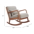 Hady Rocking Chair Gray
